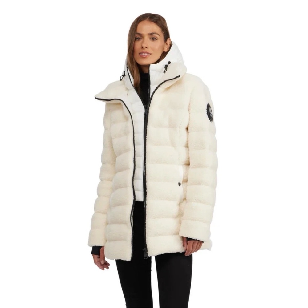 NWT Pajar Canada Yvaine Lightweight Puffer Jacket - White Opal - Small